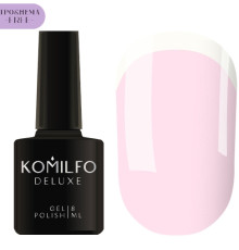 Гель-лак Komilfo French Collection №F002 HEMA/TPO free, ніжно-рожевий емаль для френча, 8 мл
