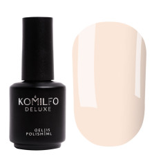 Гель-лак Komilfo French Collection №F003 блідий персиково-рожевий емаль для френчу, 15 мл