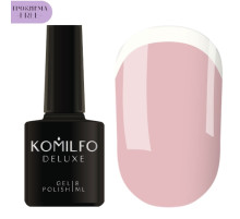 Гель-лак Komilfo French Collection №F004 HEMA/TPO Free, перлинно-рожевий емаль для френча, 8 мл