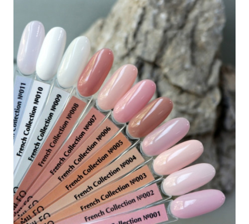 Гель-лак Komilfo French Collection №F004 HEMA/TPO Free, перлинно-рожевий емаль для френча, 8 мл
