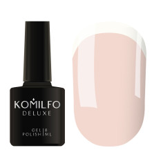 Гель-лак Komilfo French Collection №F004 перлинно-рожевий емаль для френча, 8 мл