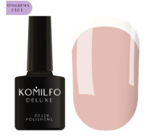 Гель-лак Komilfo French Collection №F005 HEMA/TPO free, теплий бежевий емаль для френча, 8 мл