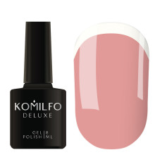 Гель-лак Komilfo French Collection №F006 хмарно-рожевий емаль для френча, 8 мл