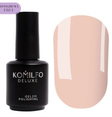 Гель-лак Komilfo French Collection №F007 HEMA/TPO ніжний оранжево-рожевий емаль для френчу, 15 мл