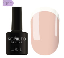 Гель-лак Komilfo French Collection №F007 HEMA/TPO ніжний оранжево-рожевий емаль для френчу, 8 мл
