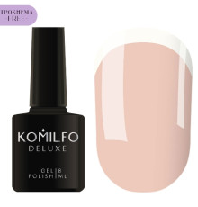 Гель-лак Komilfo French Collection №F007 HEMA/TPO ніжний оранжево-рожевий емаль для френчу, 8 мл