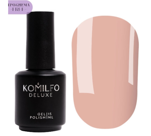 Гель-лак Komilfo French Collection №F008 HEMA/TPO free, світлий пастельно-рожевий для френчу, 15 мл