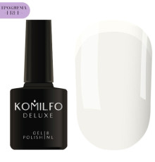 Гель-лак Komilfo French Collection №F009 HEMA/TPO free, молочний емаль для френча, 8 мл