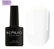 Gel polish Komilfo French Collection No.F010 HEMA/TPO bright white very dense for a smile, 8 ml