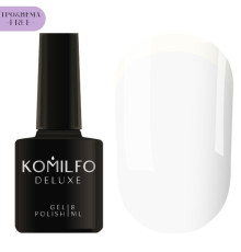 Гель-лак Komilfo French Collection №F010 HEMA/TPO яскравий білий дуже щільний для посмішки, 8 мл