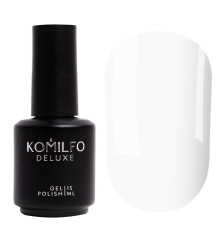 Гель-лак Komilfo French Collection №F010 яскравий білий дуже щільний для посмішки, 15 мл