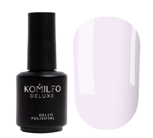 Гель-лак Komilfo French Collection №F011 світло-бузковий емаль для френчу, 15 мл