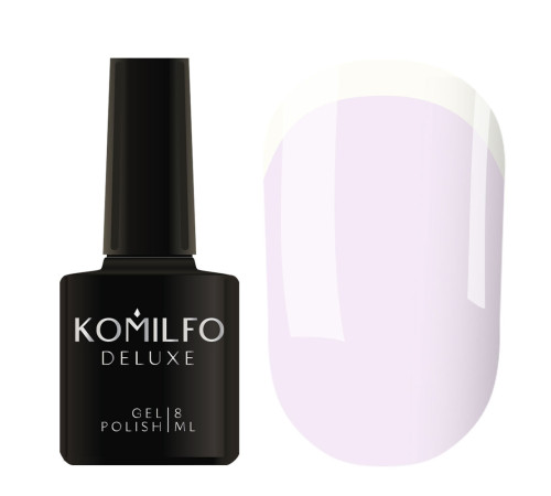 Гель-лак Komilfo French Collection №F011 світло-бузковий емаль для френча, 8 мл