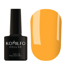 Гель-лак Komilfo Kaleidoscopic collection K004 апельсиновий неоновий, 8 мл