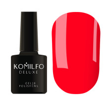 Гель-лак Komilfo Kaleidoscopic collection K007 приглушено-кораловий неоновий, 8 мл