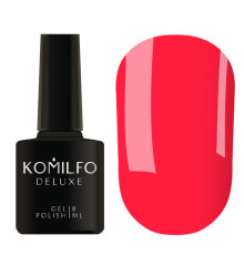 Гель-лак Komilfo Kaleidoscopic collection K009 яскраво-рожевий неоновий, 8 мл