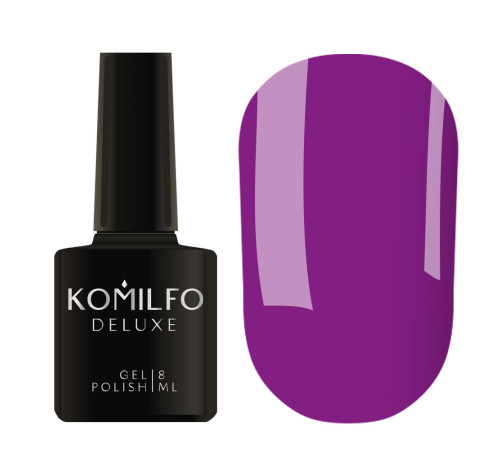 Гель-лак Komilfo Kaleidoscopic collection K011 фіолетовий неоновий 8 мл