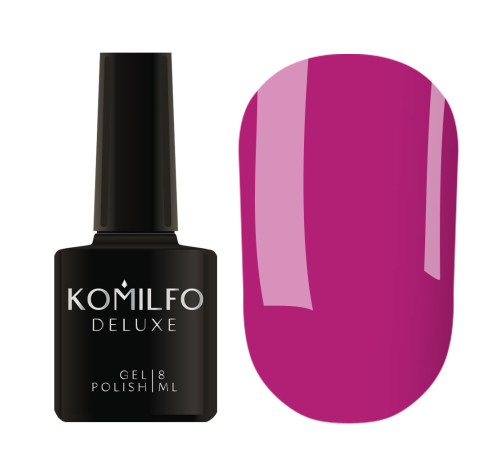 Гель-лак Komilfo Kaleidoscopic collection K013 рожева фіалка неоновий, 8 мл