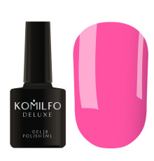 Гель-лак Komilfo Kaleidoscopic collection K014 ярко-розовый неоновый, 8 мл