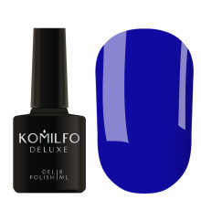Гель-лак Komilfo Kaleidoscopic collection K015 синий неоновый, 8 мл