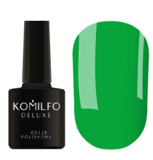 Гель-лак Komilfo Kaleidoscopic collection K017 зелений неоновий, 8 мл