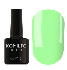 Гель-лак Komilfo Kaleidoscopic collection K020 ніжно-салатовий неоновий, 8 мл