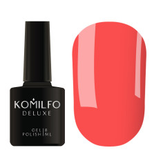 Гель-лак Komilfo Kaleidoscopic collection K022 світлий кораловий, 8 мл