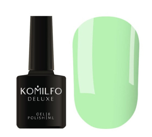 Гель-лак Komilfo Macarons №M007 пастельний м`ятний, 8 мл