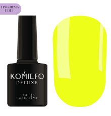 Гель-лак Komilfo NEON Collection №N006 HEMA/TPO free, желтый неоновый, 8 мл