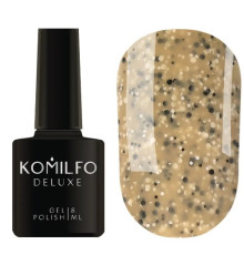 Гель-лак Komilfo Stone Collection ST003 карамельний з крихтою, 8 мл