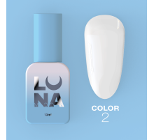 Luna Color Gel Polish No. 002 white, 8 ml