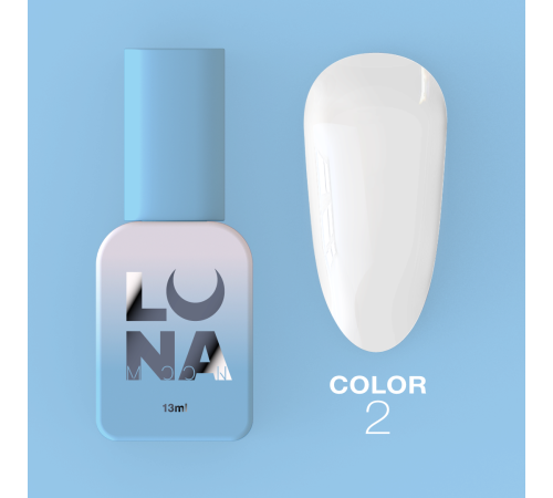 Гель-лак Luna Color №002 білий, 8 мл