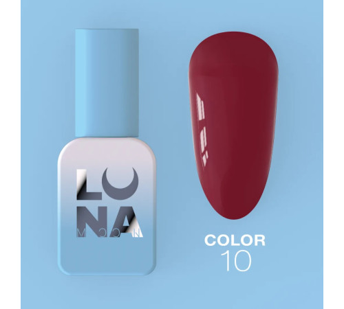Гель-лак Luna Color №010, кривавий, 8 мл