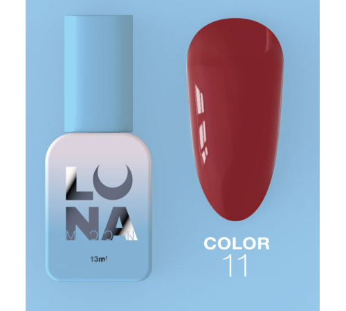 Гель-лак Luna Color №011 кровавий, 8 мл