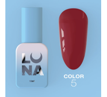 Гель-лак Luna Color №05 темно-червоний, 8 мл