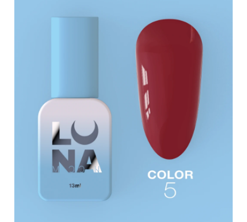 Гель-лак Luna Color №05 темно-червоний, 8 мл