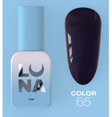Гель-лак Luna Color №065 темний баклажан, 13 мл