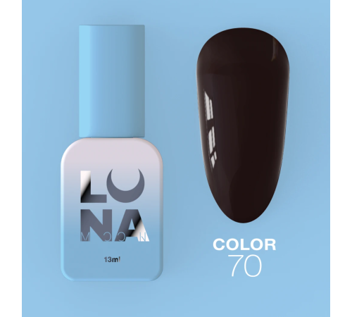 Гель-лак Luna Color №070, бургунді, 8 мл