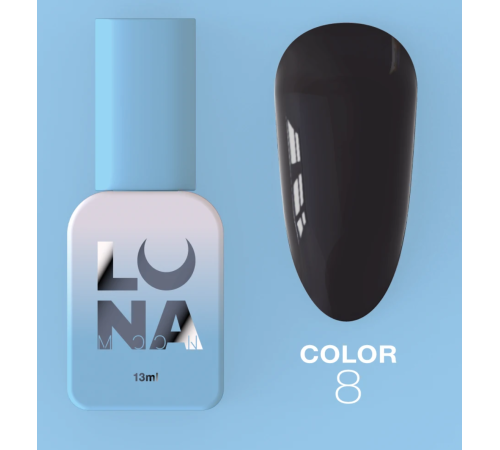 Гель-лак Luna Color №08 темний гранатовий, 8 мл