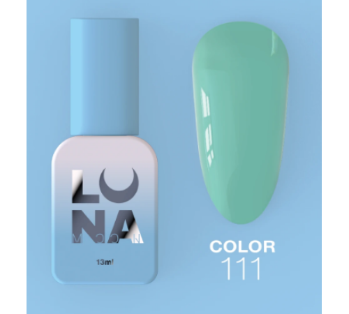 Гель-лак Luna Color №111 бірюзовий, 13 мл