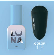 Гель-лак Luna Color №114 темно-зелений, 13 мл
