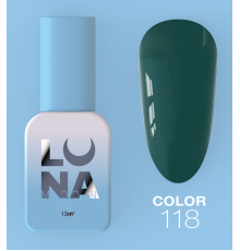 Гель-лак Luna Color №118 зелений, 8 мл