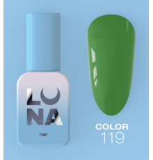 Гель-лак Luna Color №119 зелений, 13 мл