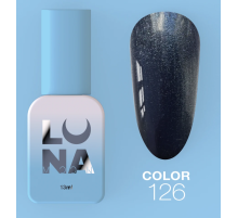 Гель-лак Luna Color №126 сірий з мікроблиском, 13 мл