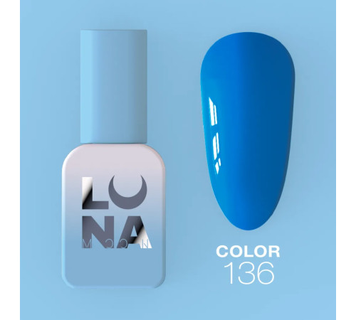 Гель-лак Luna Color №136 синій, 8 мл