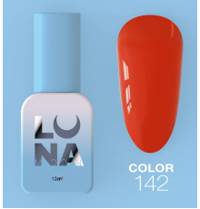 Гель-лак Luna Color №142 насичений помаранчевий, 8 мл
