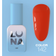 Гель-лак Luna Color №142 насичений помаранчевий, 8 мл
