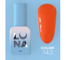 Гель-лак Luna Color №143 яскравий помаранчевий, 8 мл