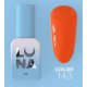 Гель-лак Luna Color №143 яскравий помаранчевий, 8 мл