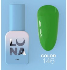 Гель-лак Luna Color №146 яскраво-зелений, 13 мл